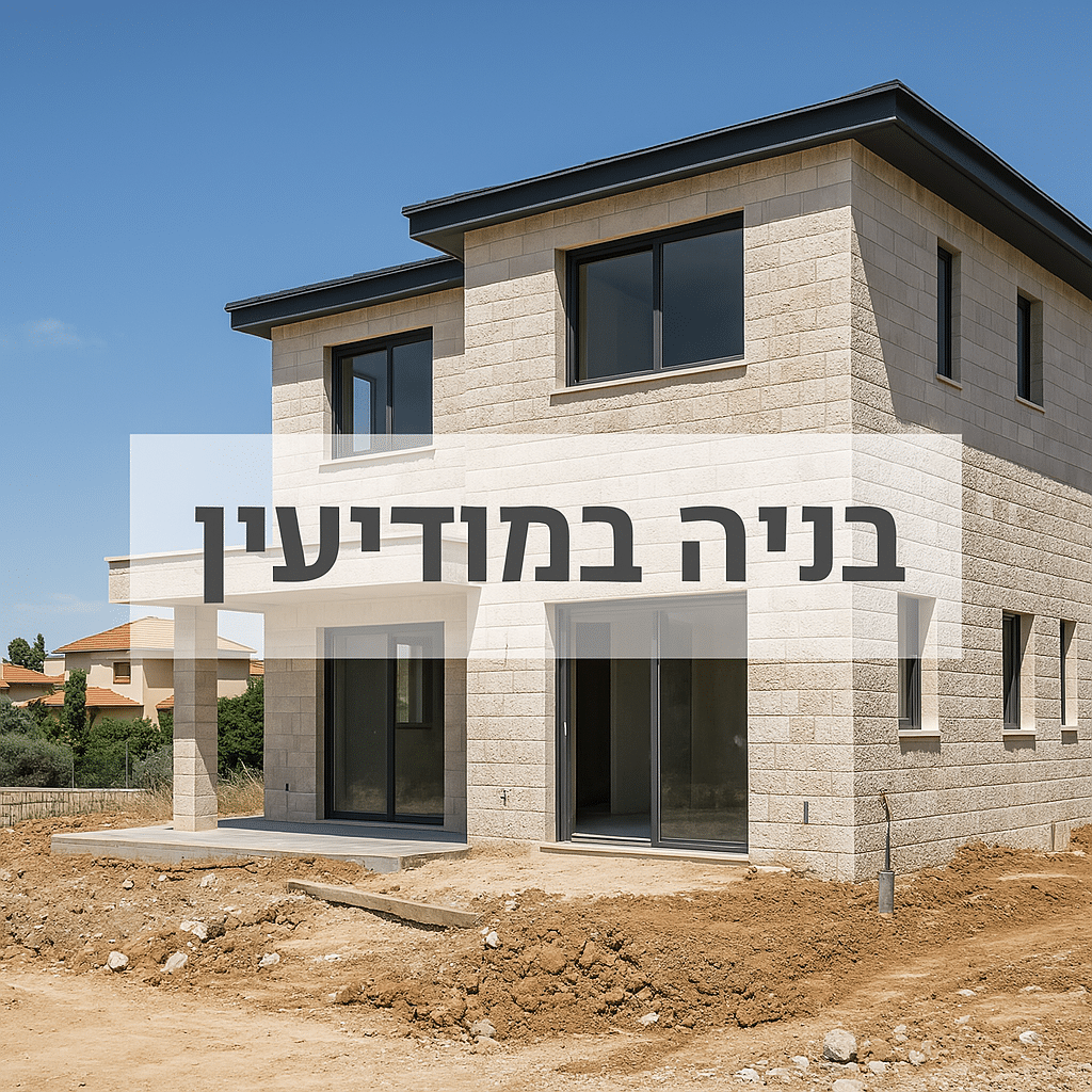 בנייה במודיעין